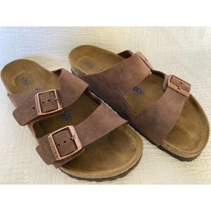BIRKENSTOCK Arizona Sandal Soft Footbed Leather 40